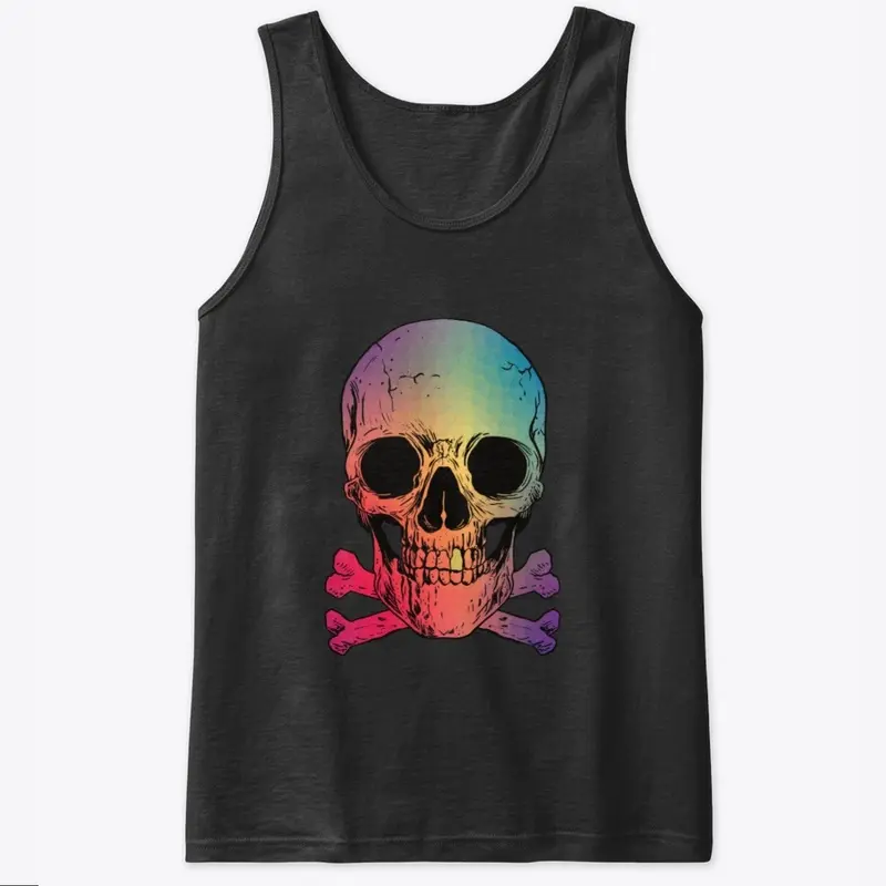 Rainbow skull