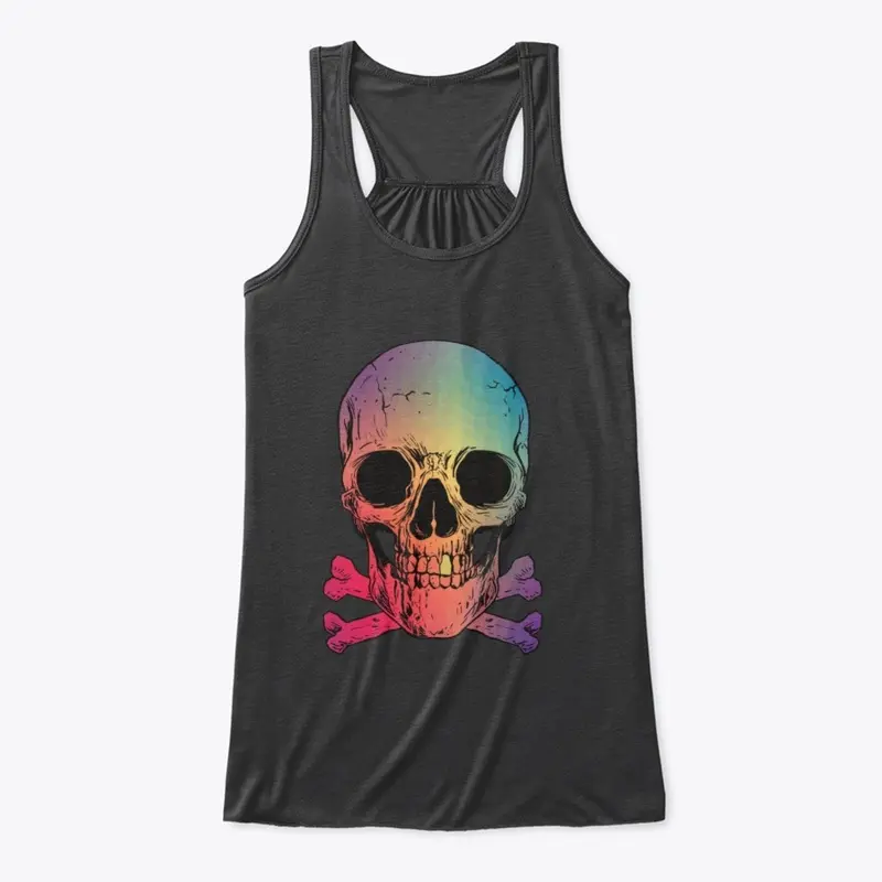 Rainbow skull