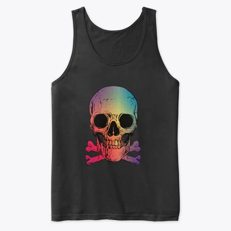 Rainbow skull